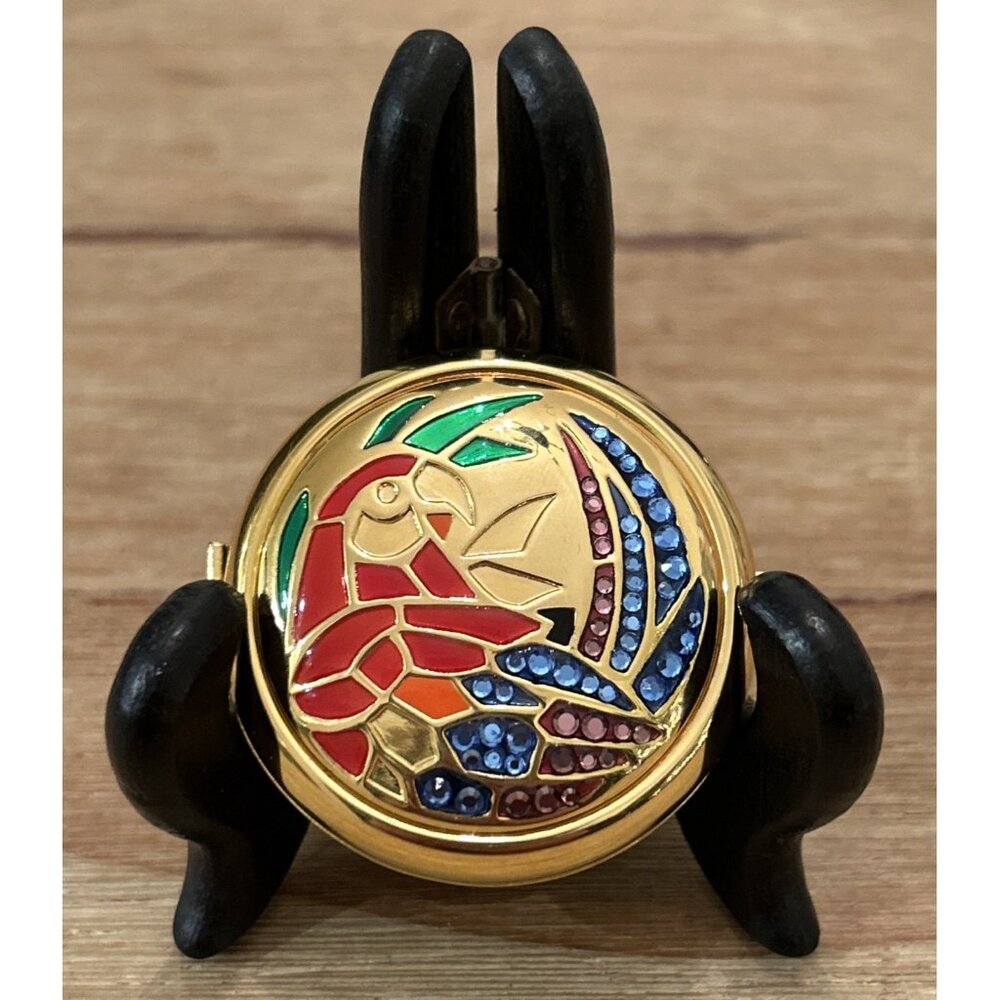 ESTEE LAUDER TROPICAL MOSAICS COMPACT COLLECTION PARROT LUCIDITY POWDER